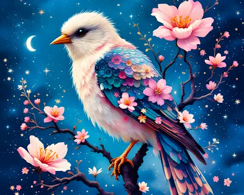 Blue Bird Of Happiness – Thursday’s Jigsaw Puzzle