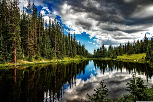Saturday’s Daily Jigsaw Puzzle – The Reflecting Lake
