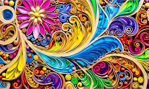 Monday’s Daily Jigsaw Puzzle – Colorful Abstract