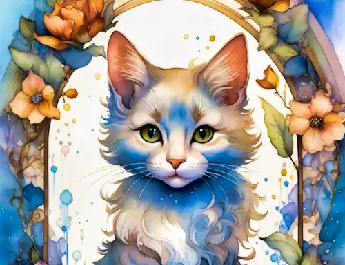 Wednesday’s Jigsaw Puzzle – Colorful Cat