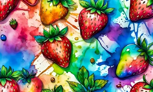 Tuesday’s Daily Jigsaw Puzzles – Watercolor Strawberries