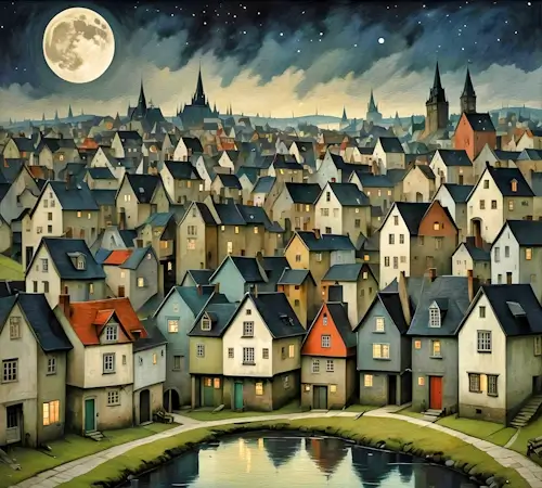 Houses – Saturday’s Daily Jigsaw Puzzle