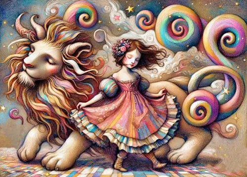 Dances With Lions – Friday’s Daily Jigsaw Puzzles