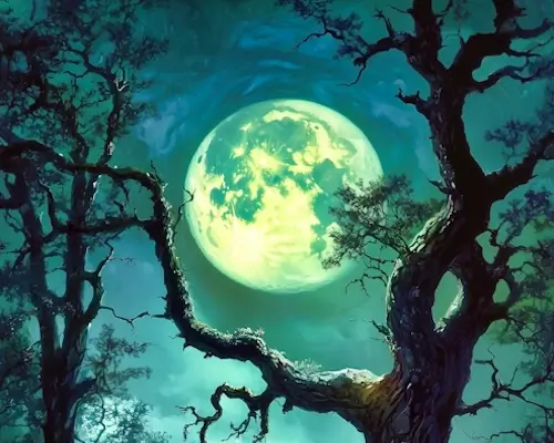 Moonlit Forest – Saturday’s Jigsaw Puzzle