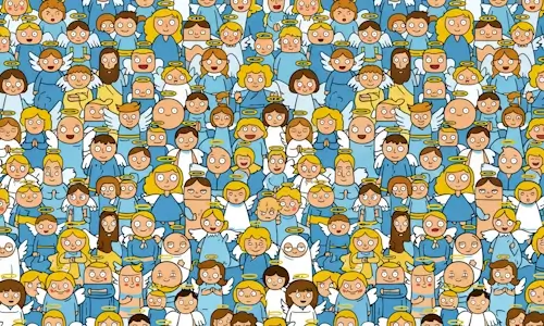 Waldo’s Angels – Tuesday’s Jigsaw Puzzles