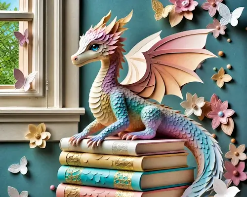 Paper Dragon – Wednesday’s Jigsaw Puzzle
