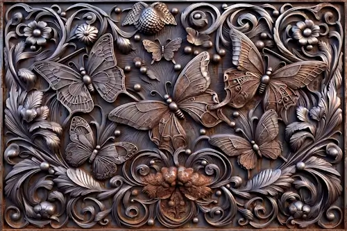 Thursday’s Jigsaw Puzzles – Iron Butterflies