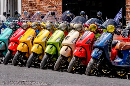 Thursday’s Jigsaw Puzzle – Colorful Scooters