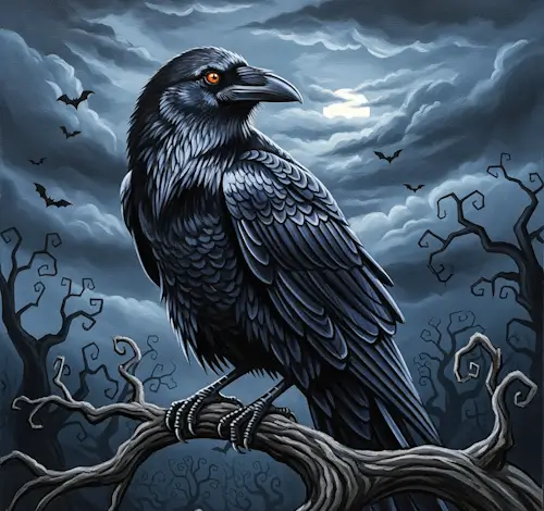 Friday’s Jigsaw Puzzles – The Crimson-Eyed Raven