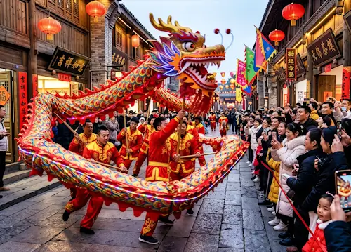 Chinese Dragon Dance – Thursday’s Jigsaw Puzzle