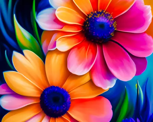 Free Colorful Flowers – Sunday’s Jigsaw Puzzle