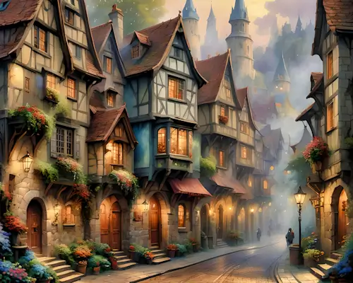 Saturday’s Jigsaw Puzzle – Foggy Morning On A City Street